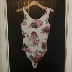 Gorgeous flower body suit